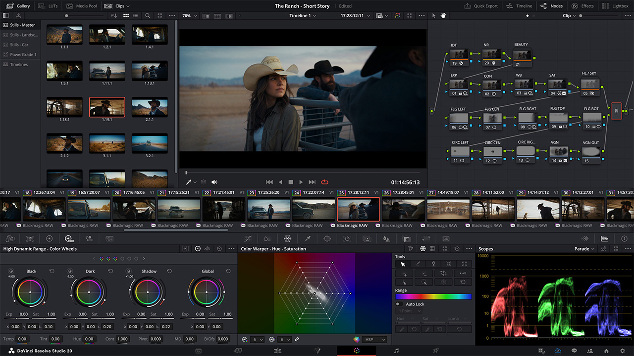 DaVinci Resolve 达芬奇视频剪辑调色软件最新版官网免费下载-LUOYUDONG
